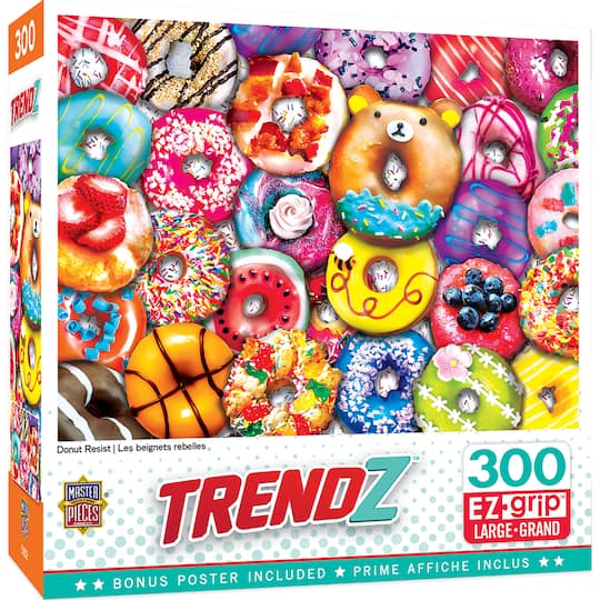 Assorted MasterPieces® EZ Grip™ Trendz™ Jigsaw Puzzle | Michaels